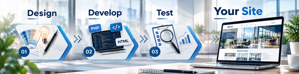 Quy trình thiết kế giao diện, phát triển, kiểm thử và hoàn thiện website tại 3TS